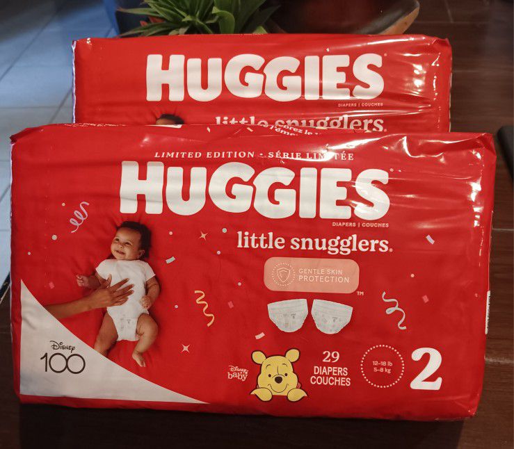 Huggies Little Snugglers Size 2 (2 For $12)