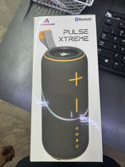 Maxpower Pulse Xtreme Bluetooth Speaker – LED Lights – New in Box