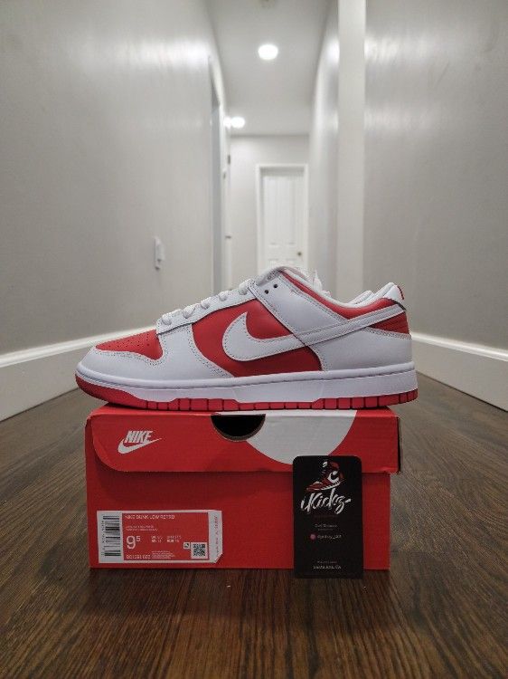 Nike Dunk Low Championship Red 9.5