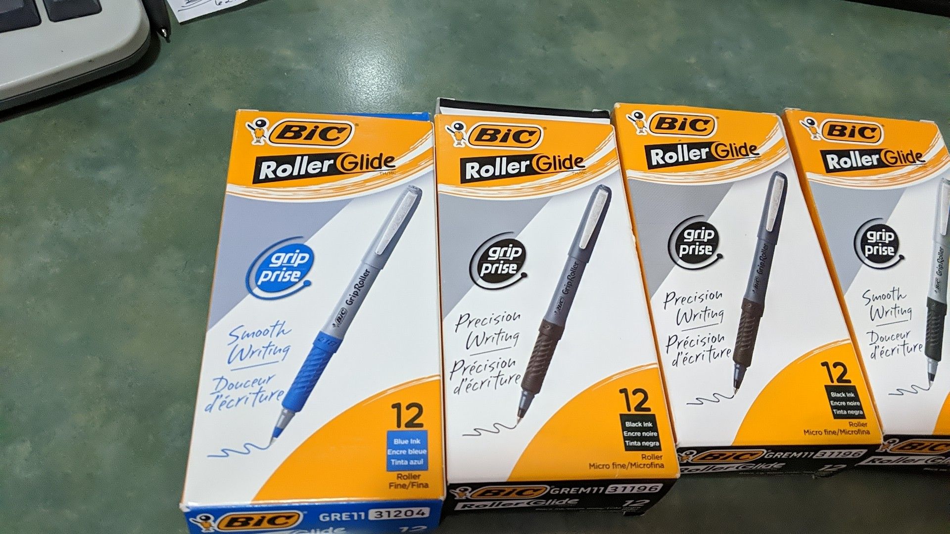 Bic Roller Glide pens
