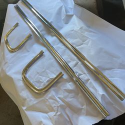 64 Impala Door Moldings Chromed 