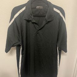 Nike Golf Men’s Black Short Sleeve Fit Dry Polo, 2XL