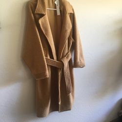 Bella And Bloom Teddy Coat. Tan. S/M