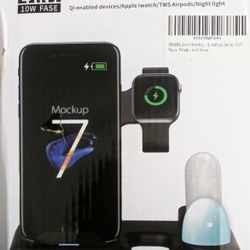 Detachable 4 In 1 Wireless Charging Station