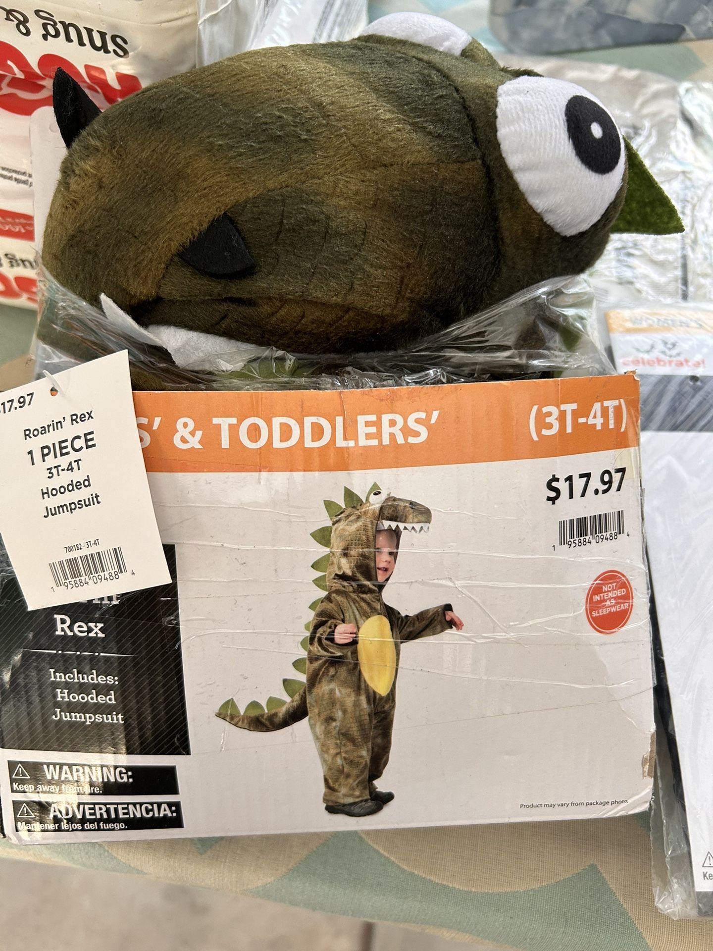 Toddlers Roarin Rex 3/4