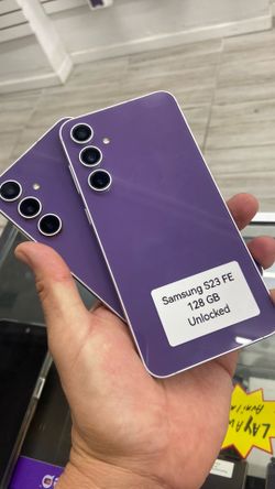 S23 FE unlocked. Cash or $50 down w approval