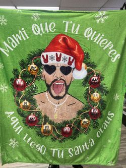 Bad bunny blanket 
