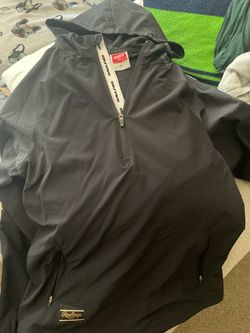 Rawlings Quarter-Zip Hooded Jacket Medium