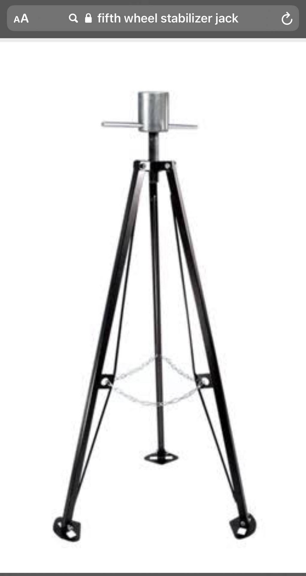 5th Wheel Stabilizer Tripod