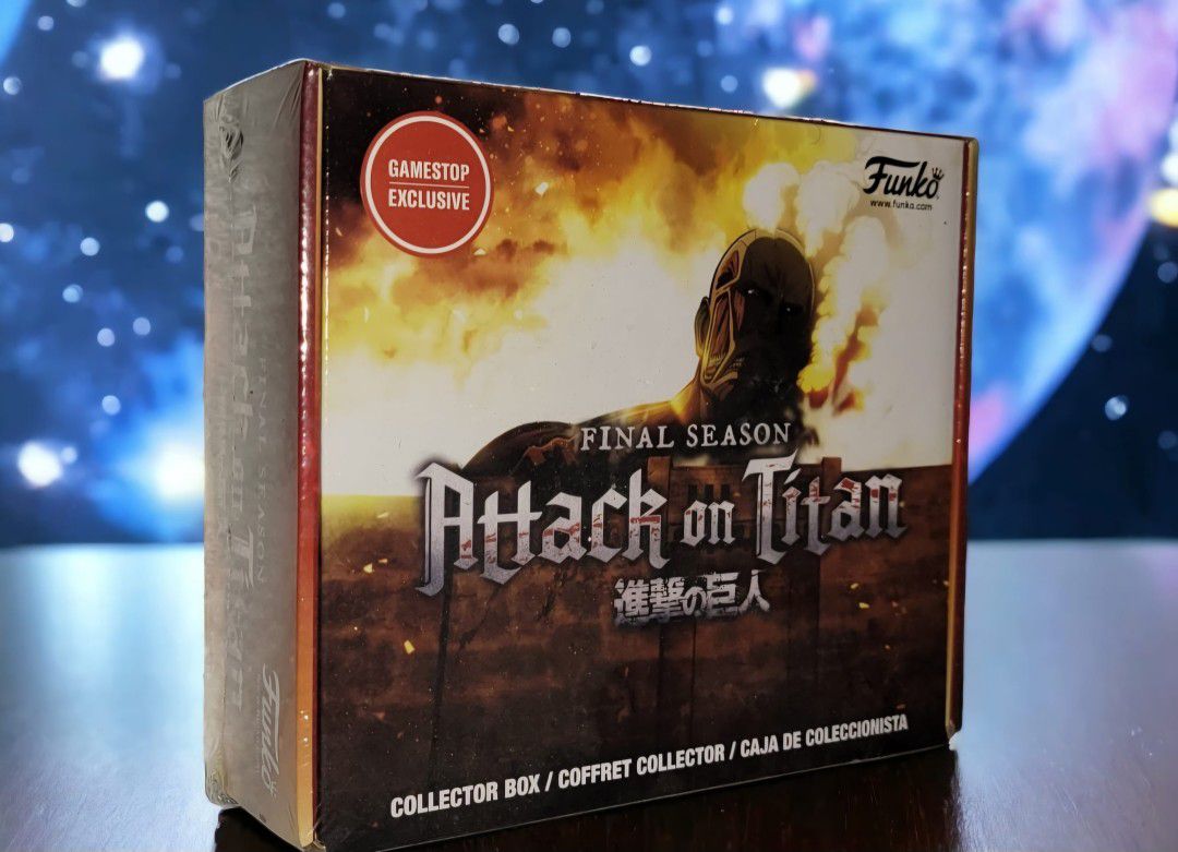 Funko Attack on Titan Final Season Collector's Box GameStop Exclusive☆☆☆