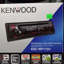 Kenwood Car Audio System Brand New In Box