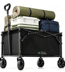 Brand New Folding Wagon Cart – 220LBS Heavy Duty, All-Terrain Wheels