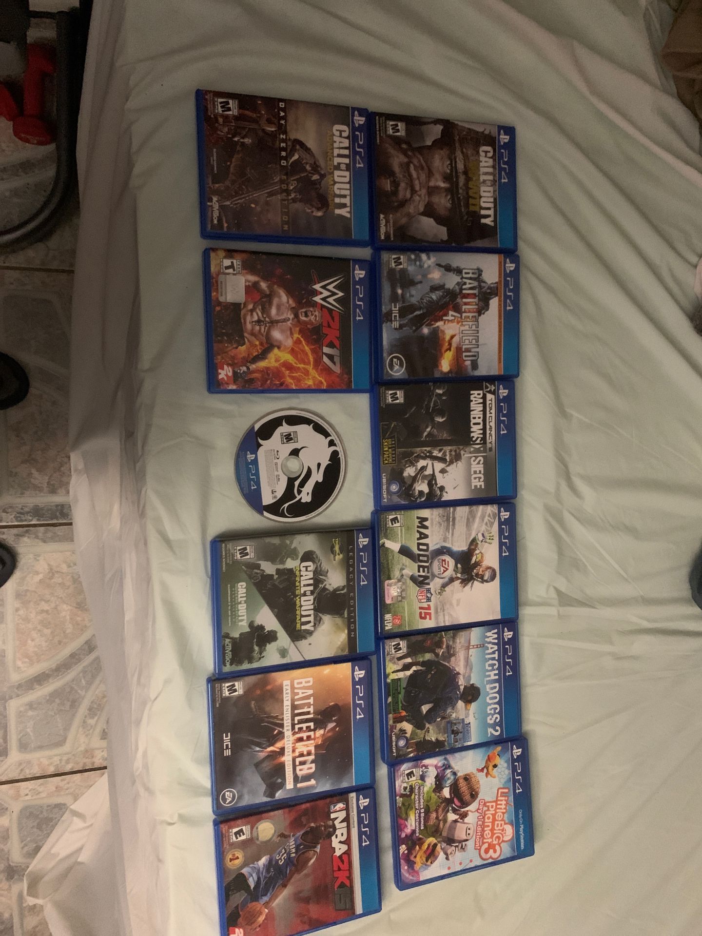 A Lot of Sony PlayStation PS4 games