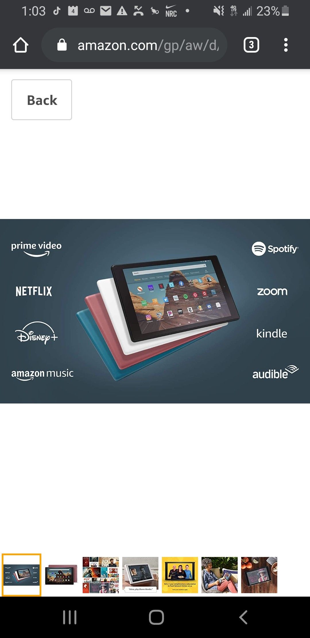 Amazon Fire Tablets - Barely used $100 each