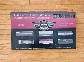 Harley-Davidson HO Anniversary Express Starter Set Limited Ed 1998 MPN 00155
