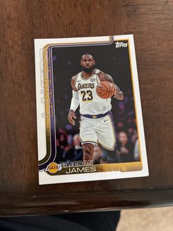 LeBron James tops card