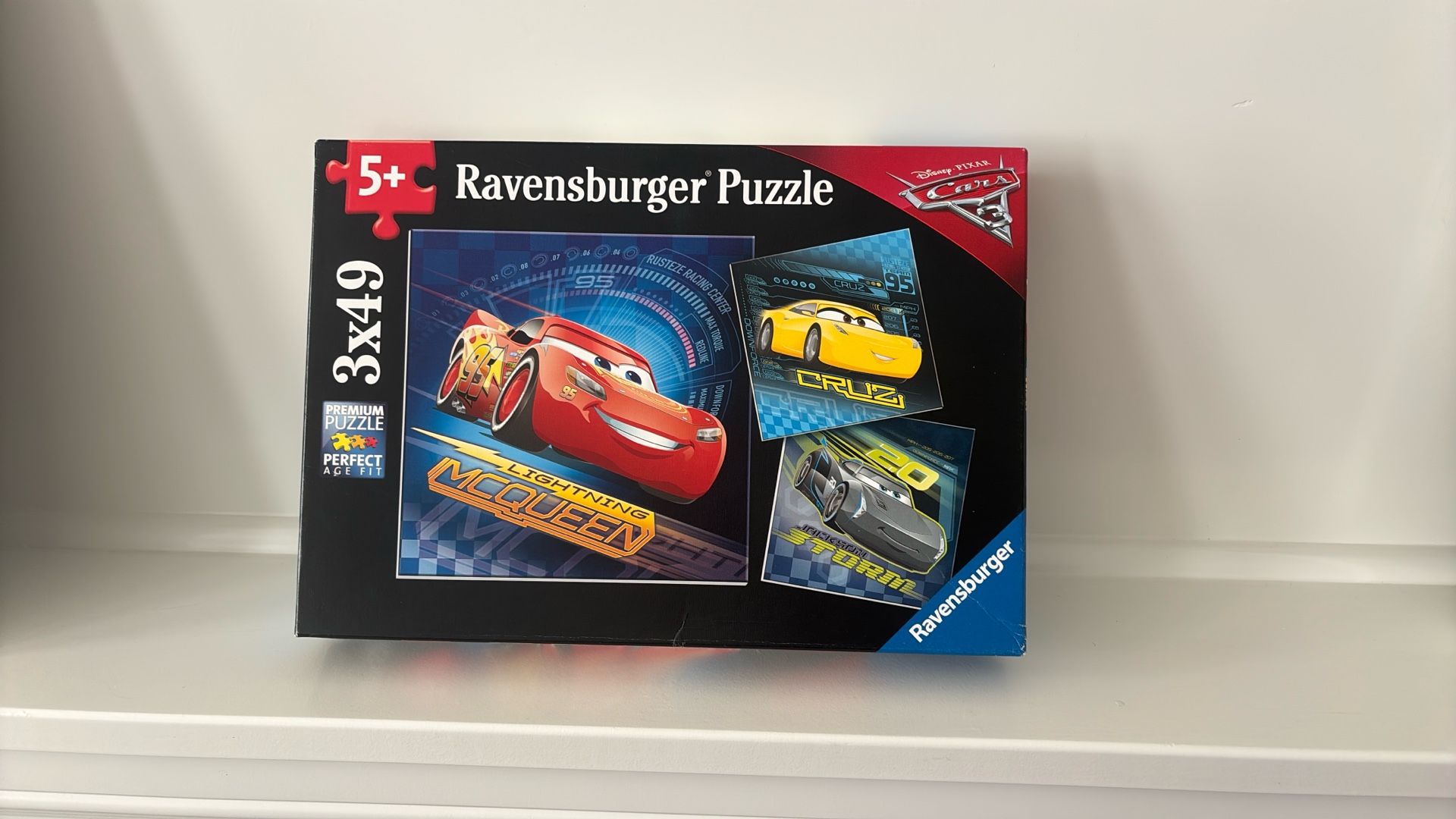 Disney Cars Puzzles 5+ Lightning McQueen, Cruz & Storm