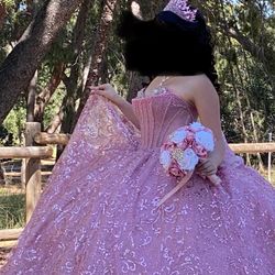 Quienceañera Dress Dusty Pink  Ragazza