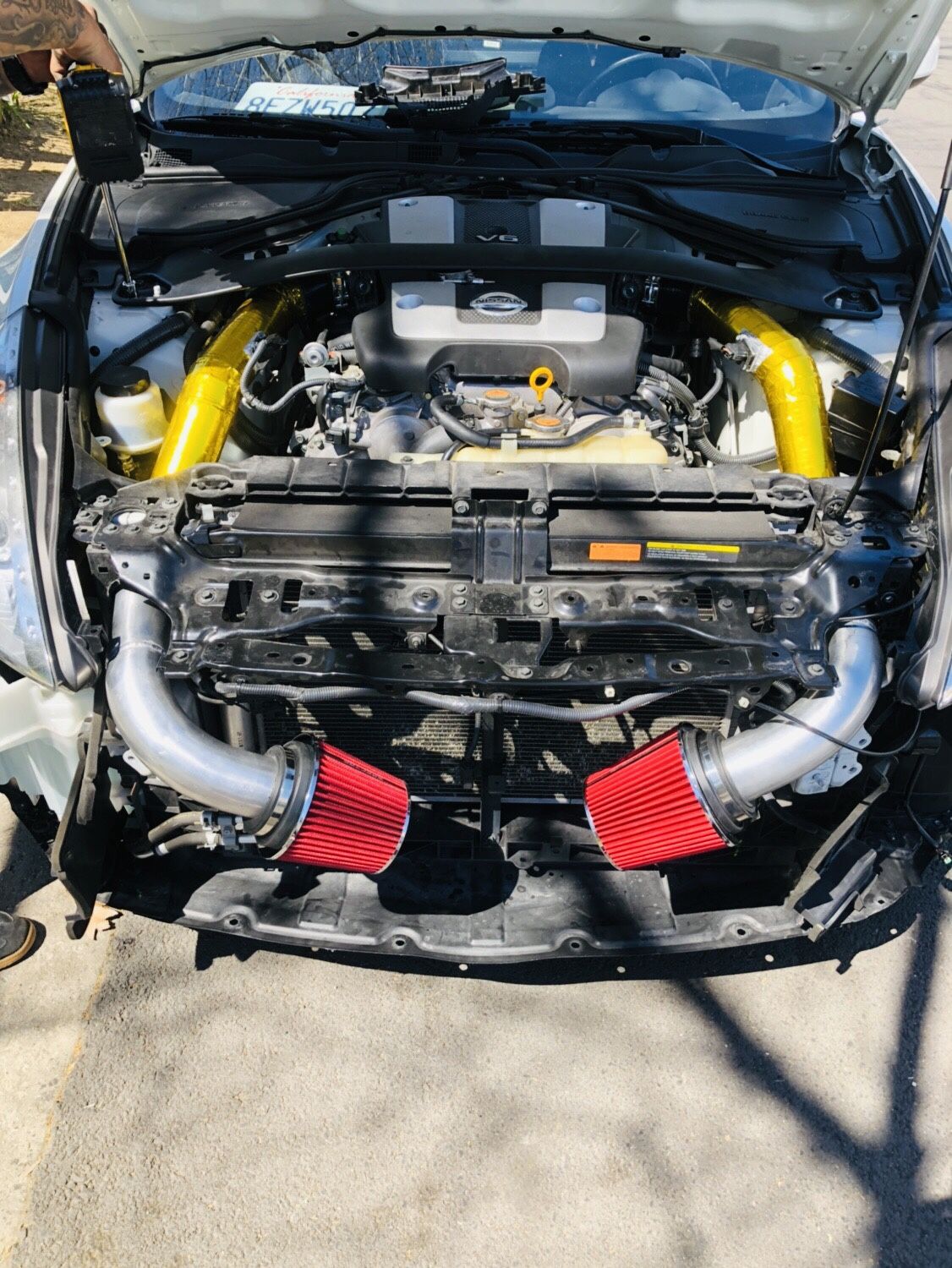 UPT 3 Inch intakes for 370z G37 VHR AND HR