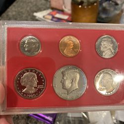 1980 Usa Set Coins