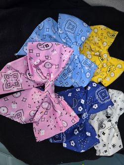 Hair Bows (Custom Bandana Style)