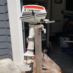 4 HP Johnson Outboard Motor