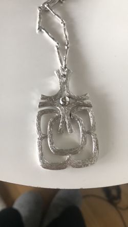 Pendant necklace silver