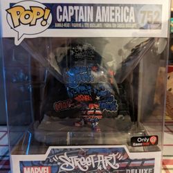 Captain America Street Art Funko Pop 