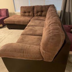 Brown Large Sectional 