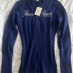 Guess Jeans Blue Sweater