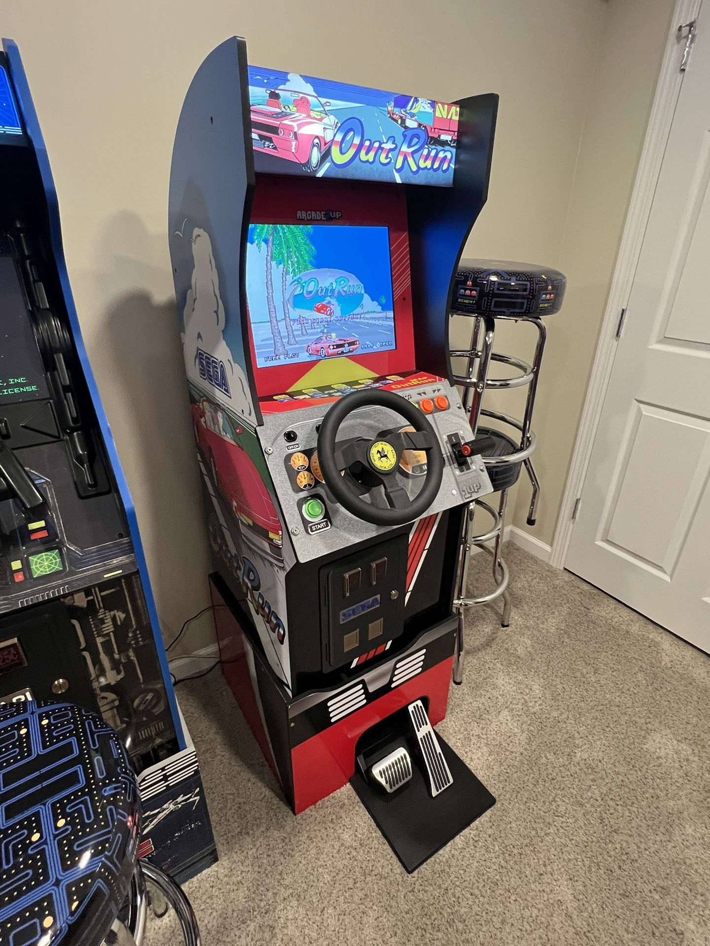 Arcade1up Outrun Sega Arcade Cabinet Modified