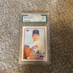 Nolan Ryan Graded 9 Baseball Card 