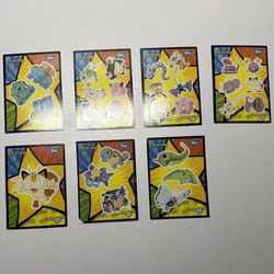1999 Pokemon Topps Movie Stickers
