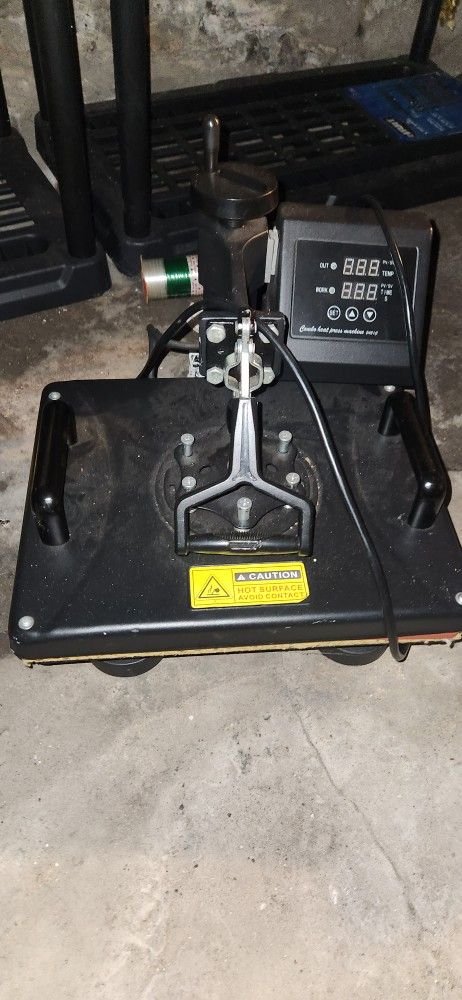 Heat Press Cricket And Printer