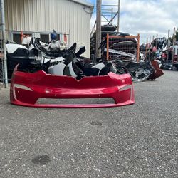 2021 To 2023 Tesla S Front Bumper #B624 