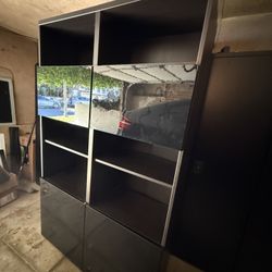 Modern High-Capacity Bookshelf / Storage Unit – $200