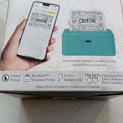 Core Innovations CTP500SM Wireless Mini Portable Inkless Thermal Printer & Label Maker