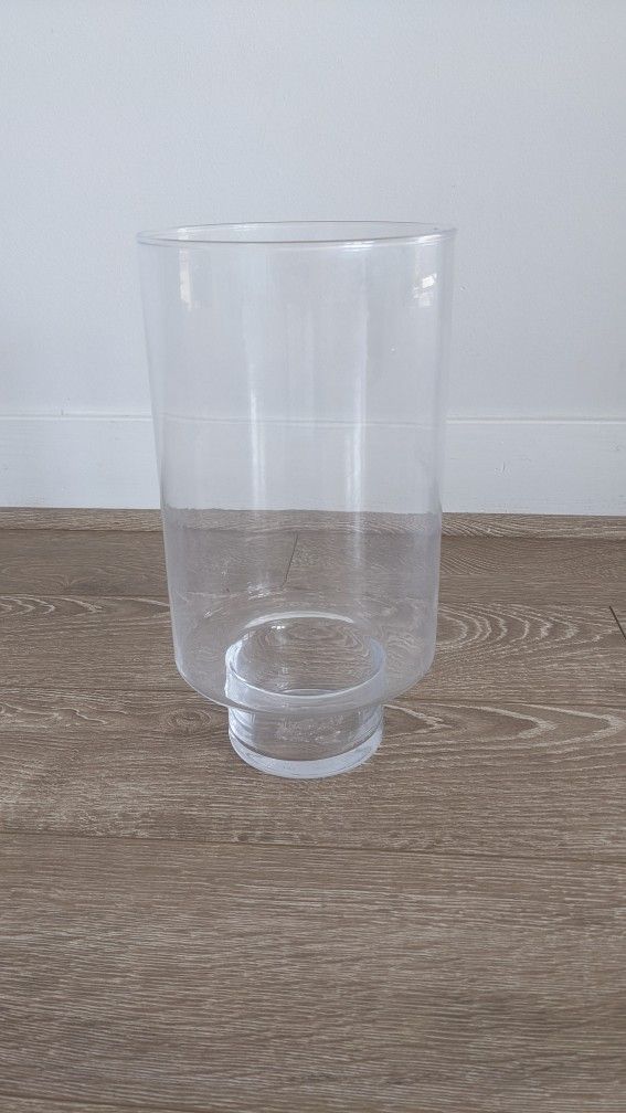 Elegant Glass Vase Or Candle Holder 