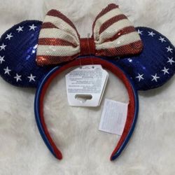 Disney Parks 4th Of July Ears. Brand New With Tags 