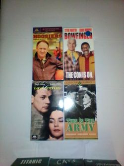 VHS tapes lot
