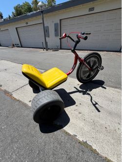 Big wheel drifting bike for adults or teens.