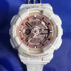 Baby-G Shock Resistant White FULLY Functional