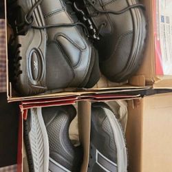 Brand new reebok steel boots and brand new new balance steel toe