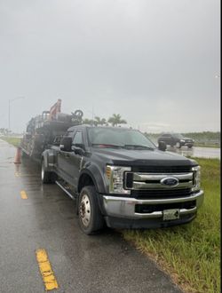 HEAVY DUTY TRANSPORTION DUALLY TRUCK AND GOOSENECK TRAILER