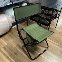 Camping dining table and chairs
