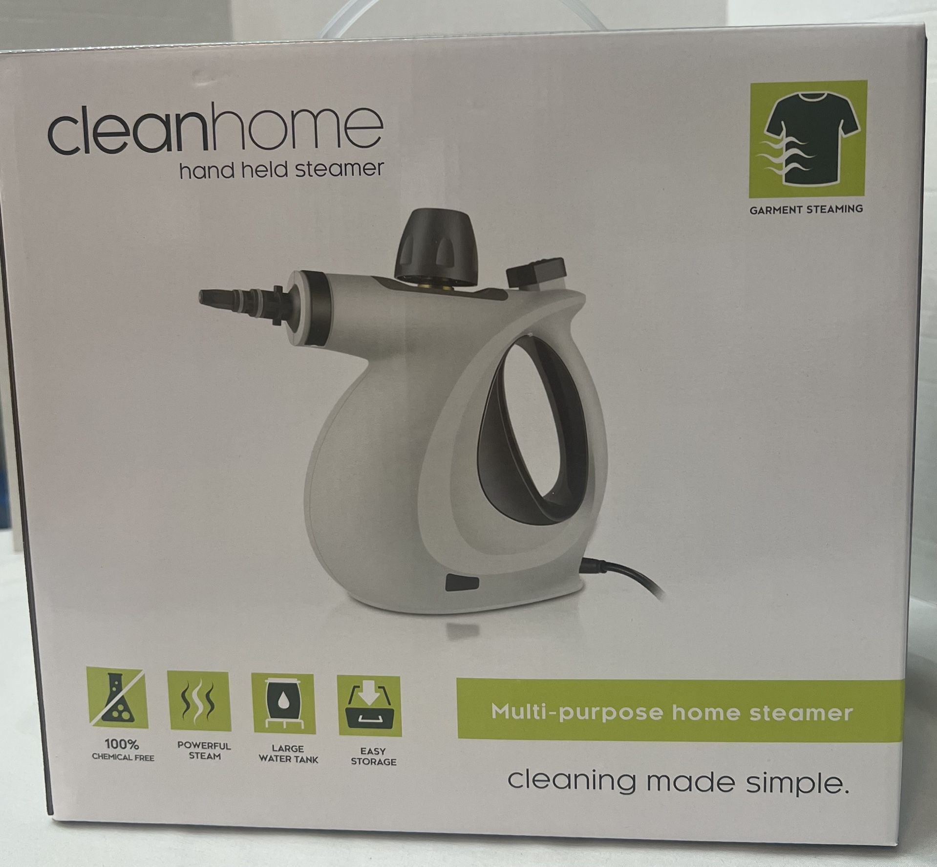 Pressurized Handheld Multi-Surface Natural Steam Cleaner with 12 pcs Accessories, Multi-Purpose Steamer for Home Use, Steamer for Cleaning Floor, Upho