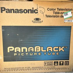 NOS Panasonic CT-36D32 (Panablack) CRT TV - New In Box w/ Remote & Manual