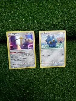 Aegislash + Bronzor Pokémon Card's 