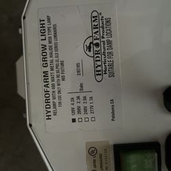 HYDROFARM Grow Light 