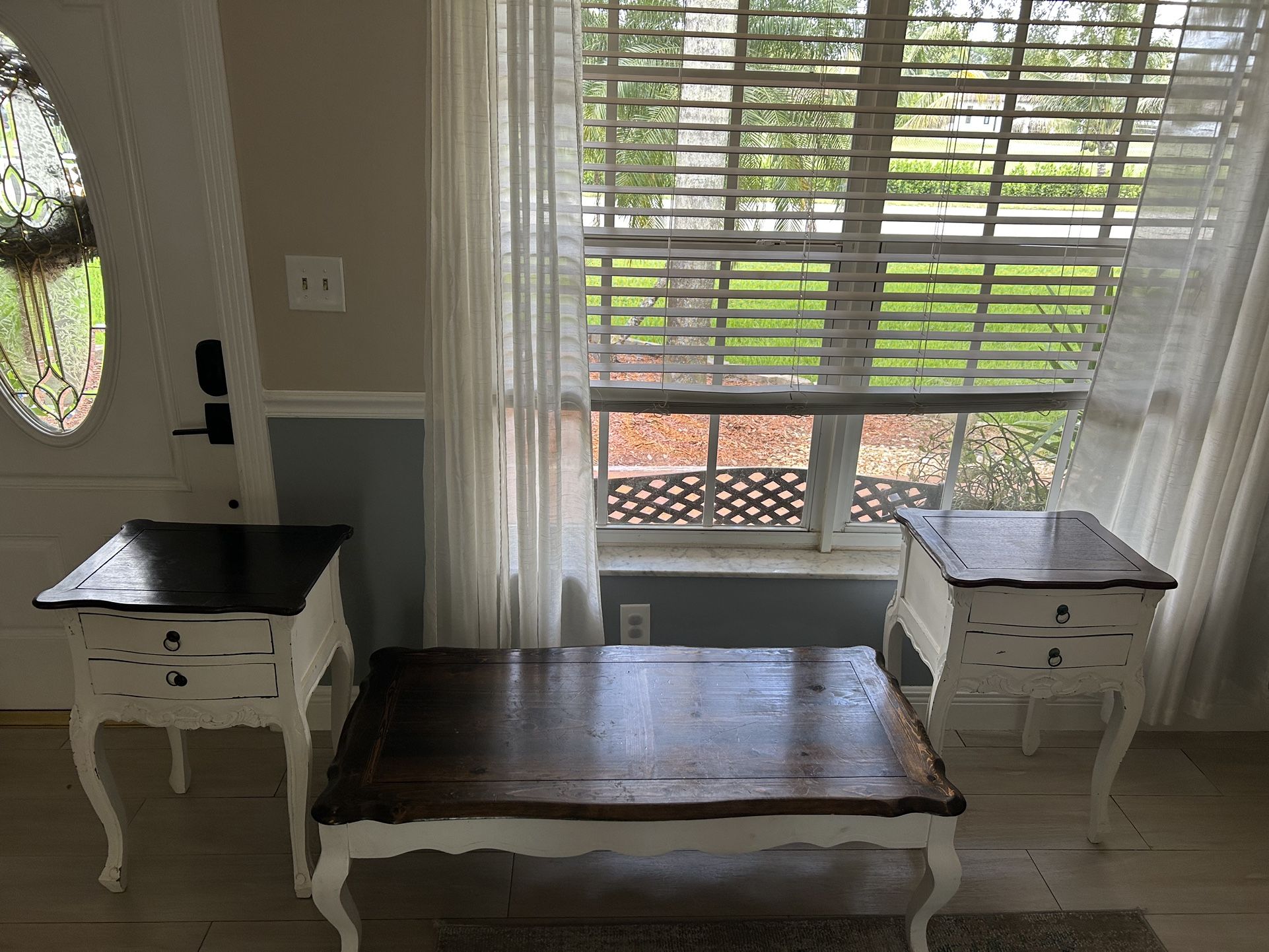 Coffee Table And 2 End Tables